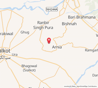 Map of Partan, Kashmir