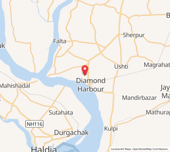 Map of Parulia, West Bengal