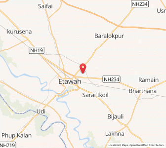 Map of Paruwa ka Nagla, Uttar Pradesh