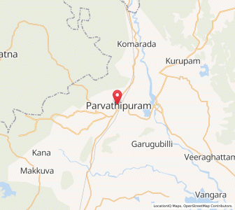 Map of Parvatipuram, Andhra Pradesh