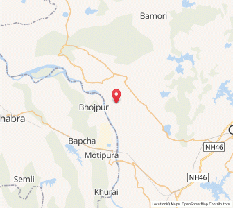 Map of Parwai, Madhya Pradesh