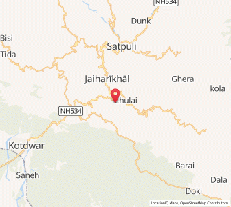 Map of Parwari, Uttarakhand