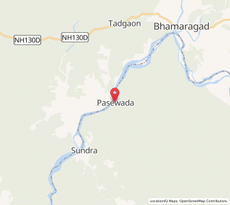Map of Pasewada, Chhattisgarh
