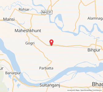 Map of Pasraha, Bihar