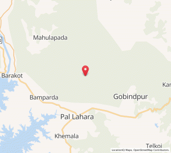 Map of Patamunda, Odisha