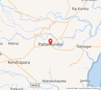 Map of Patamundai, Odisha