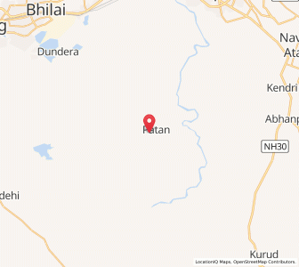 Map of Pātan, Chhattisgarh