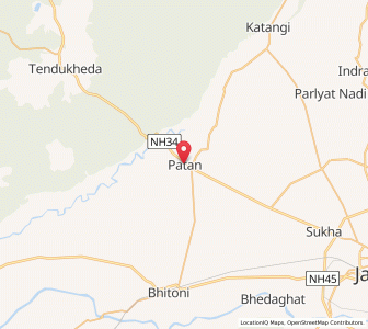 Map of Pātan, Madhya Pradesh