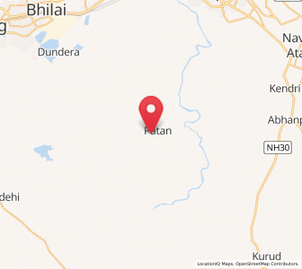 Map of Pātan, Gujarat