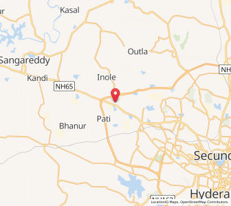 Map of Patancheru, Andhra Pradesh