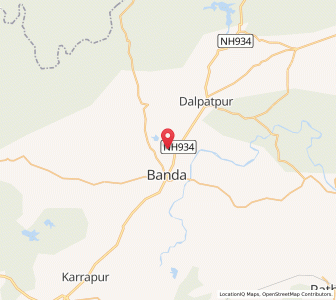 Map of Patari, Madhya Pradesh