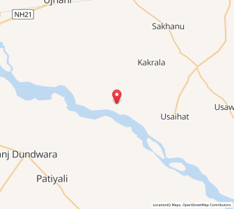 Map of Pate Ka Nagla, Uttar Pradesh