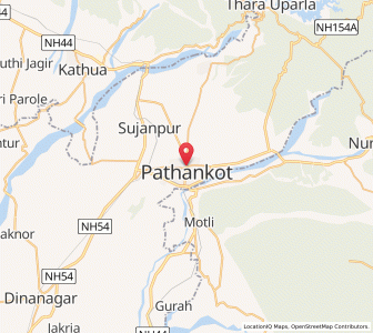 Map of Pathankot, Punjab