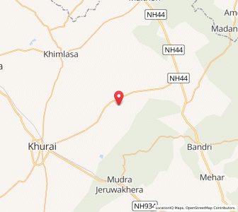 Map of Patharpura, Madhya Pradesh