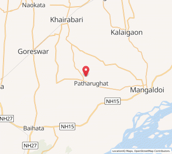 Map of Patharughat, Assam