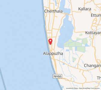 Map of Pathirappally, Kerala