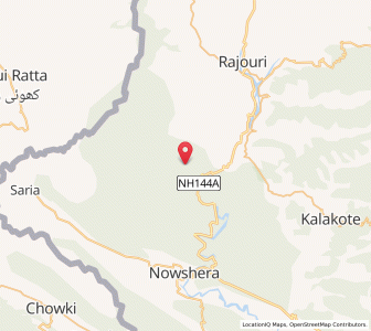 Map of Patho, Kashmir