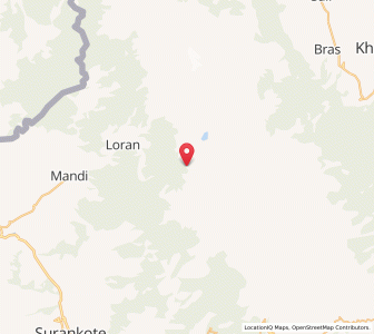 Map of Pathra, Kashmir