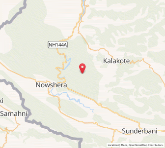 Map of Pathradi, Kashmir