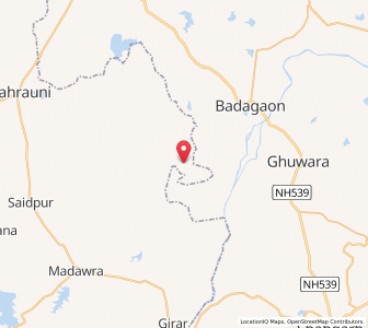 Map of Pathrai, Uttar Pradesh