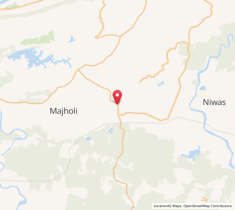 Map of Pathraula, Madhya Pradesh