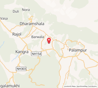 Map of Pathyar, Himachal Pradesh