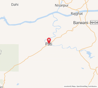 Map of Pati, Madhya Pradesh