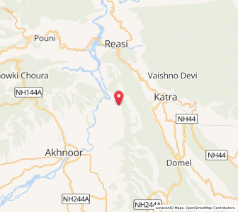 Map of Patiar, Kashmir