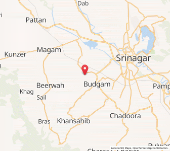 Map of Patilbagh, Kashmir