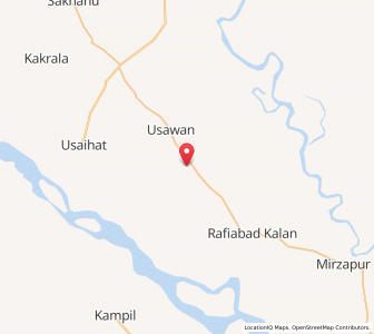 Map of Patna Deokali, Uttar Pradesh