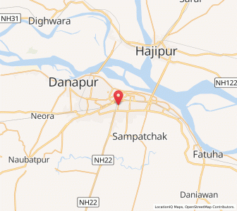 Map of Patna, Uttar Pradesh