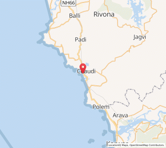 Map of Patnem, Goa