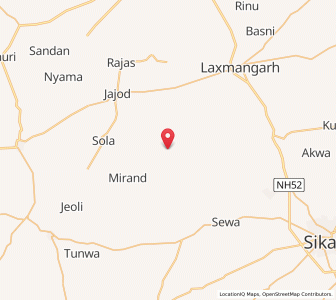 Map of Patoda, Rajasthan