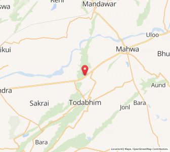 Map of Patoli, Rajasthan