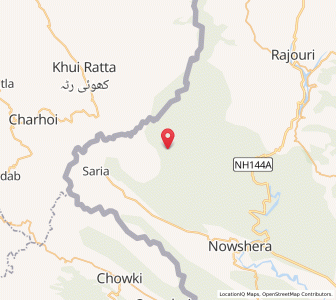 Map of Patrar, Kashmir