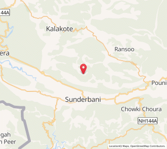 Map of Patrara, Kashmir