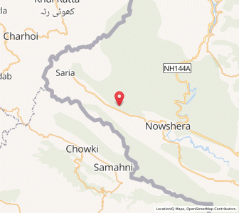 Map of Patrot, Kashmir
