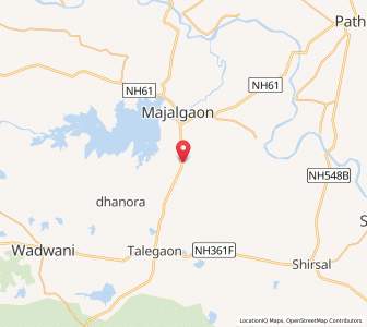 Map of Patrur, Maharashtra