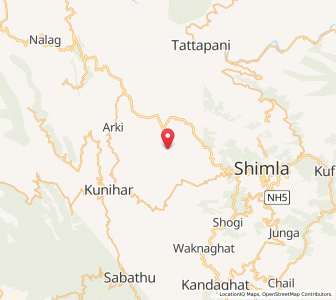 Map of Patshal, Himachal Pradesh