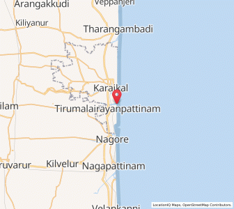 Map of Pattanachcheri, Puducherry