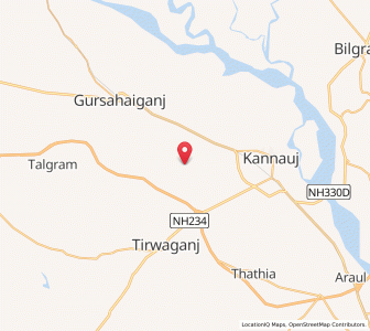 Map of Patti Tirwa, Uttar Pradesh