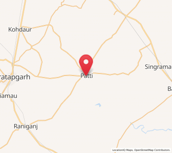Map of Patti, Punjab