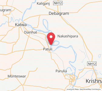 Map of Patuli, West Bengal