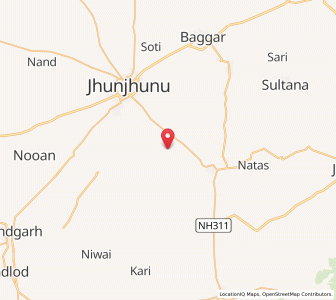 Map of Patusari, Rajasthan