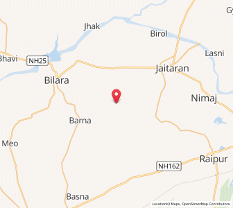 Map of Patwa, Rajasthan