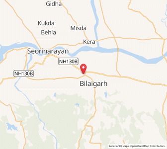 Map of Pauni, Chhattisgarh