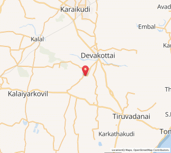 Map of Pavanakkottai, Mizoram
