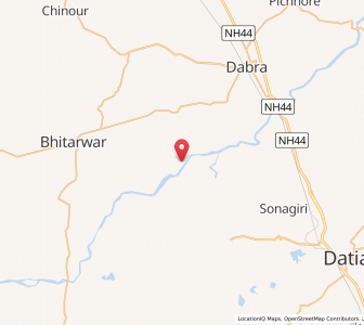 Map of Pawaya, Madhya Pradesh