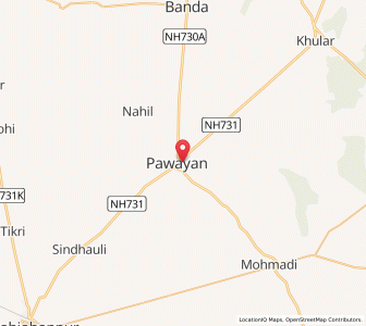 Map of Pawayan, Uttar Pradesh