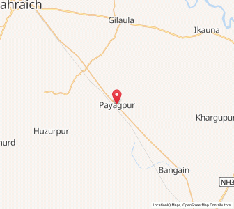 Map of Payagpur, Uttar Pradesh